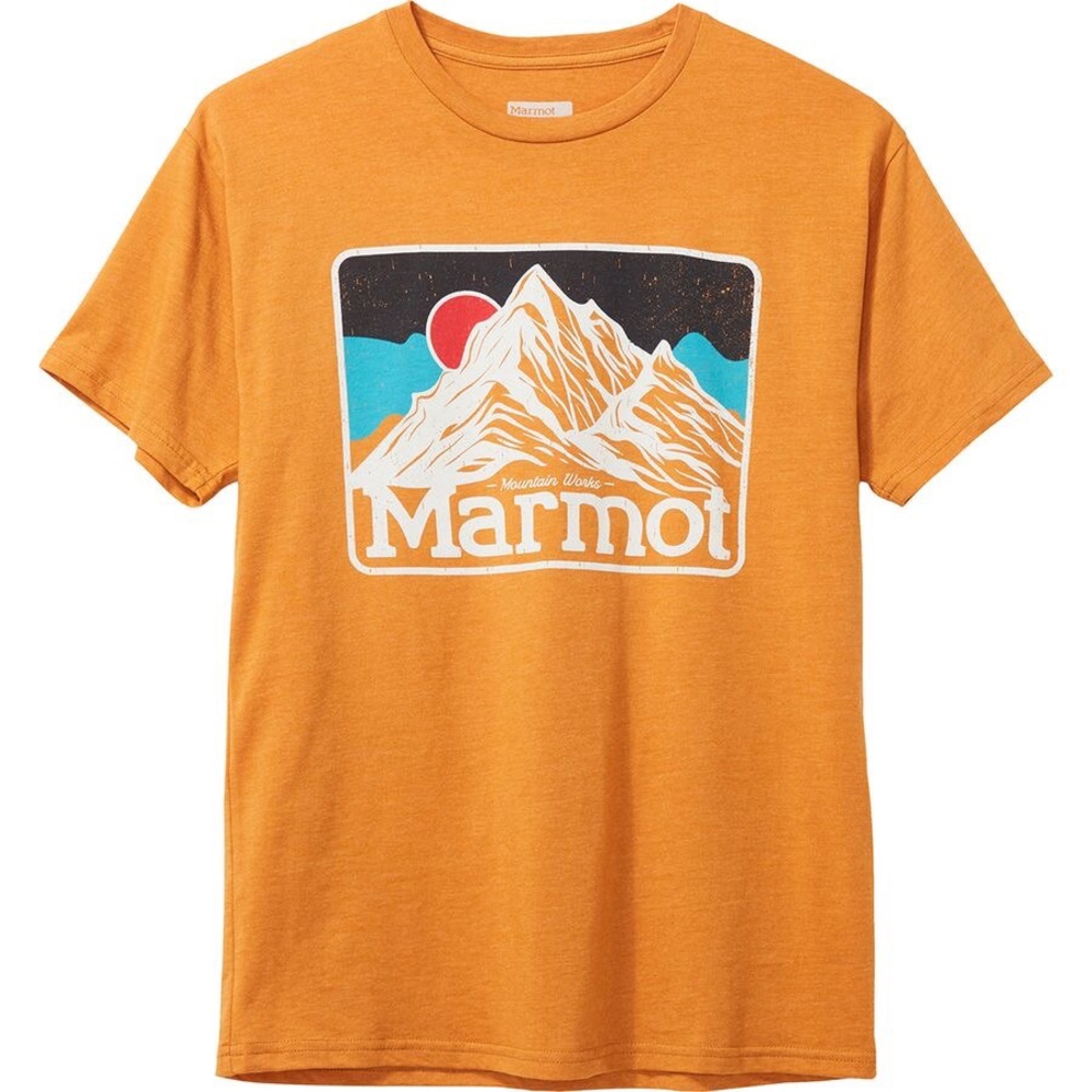 Marmot Mountain Peaks Tee - Yellow